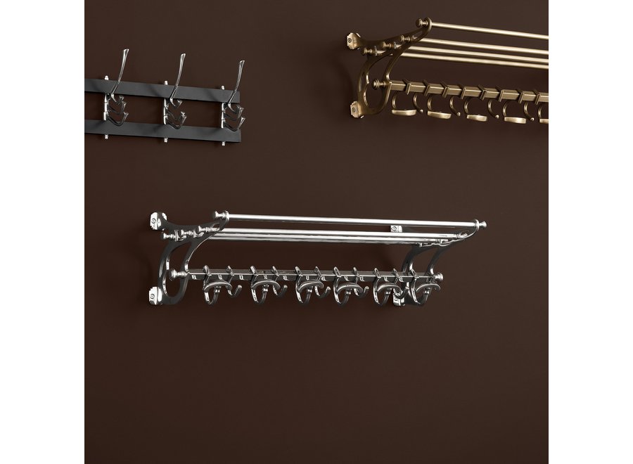 Coatrack 'Hudson' - S - Nickel