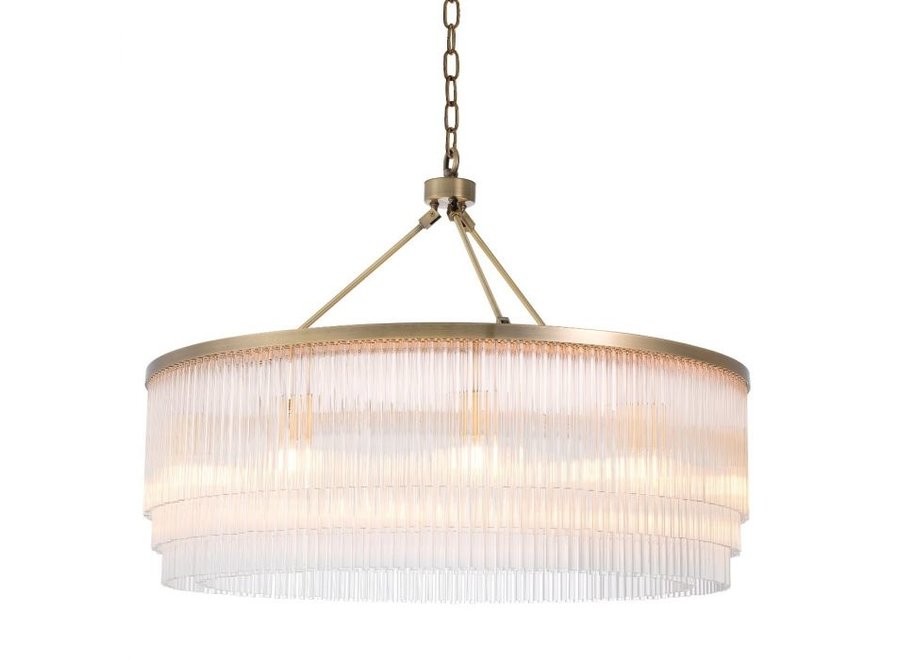 Chandelier 'Hector' - L - Brass