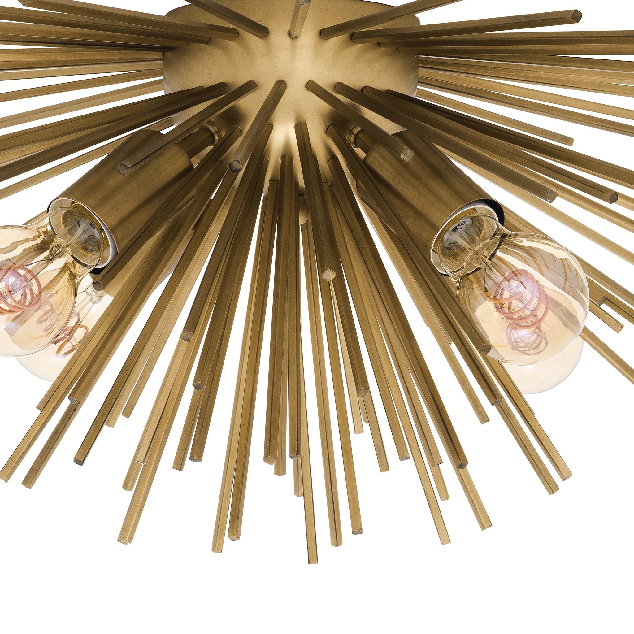 cowboy Elk jaar Saga EICHHOLTZ Plafondlamp 'Boivin' - Messing - Wilhelmina Designs