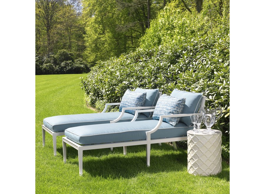 Chaise Longue 'Bella Vista'  - White