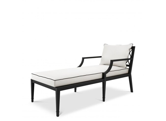 Chaise Longue Bella Vista  - Black