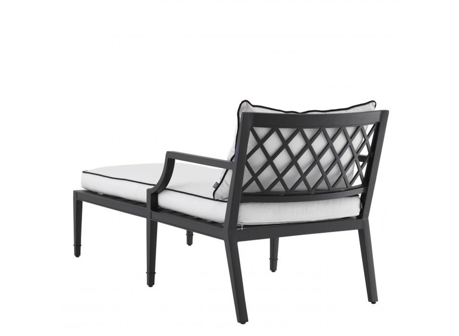 Chaise Longue 'Bella Vista'  - Black