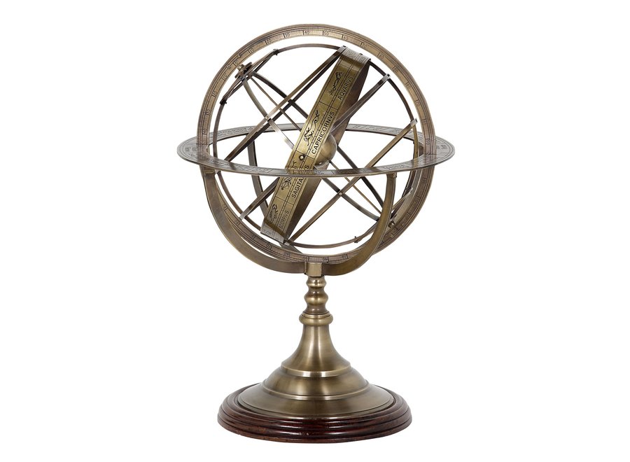 Decorative 'Globe' - L - Brass