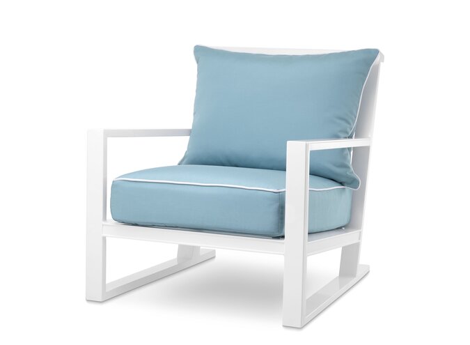 Outdoor Armchair Como - White