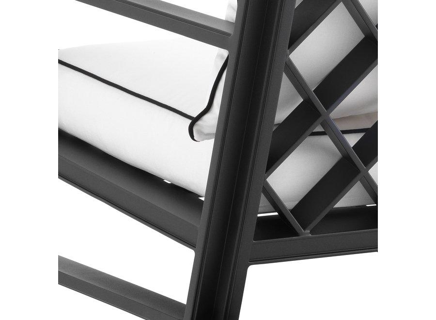 Outdoor Armchair 'Como' - Black