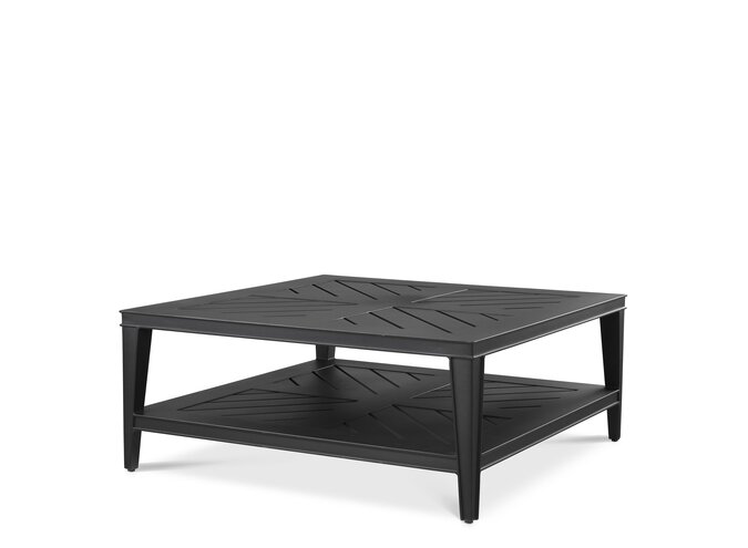 Outdoor Salontafel Bell Rive - Square - Black