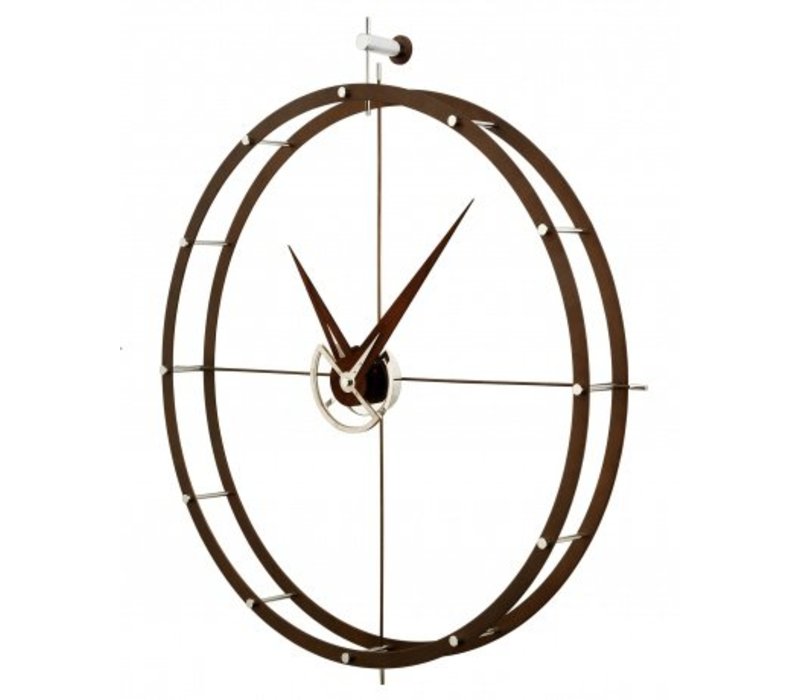 Nomon Design Wanduhr Doble O N Calabo Holz Durchmesser 70 Cm Wilhelmina Designs