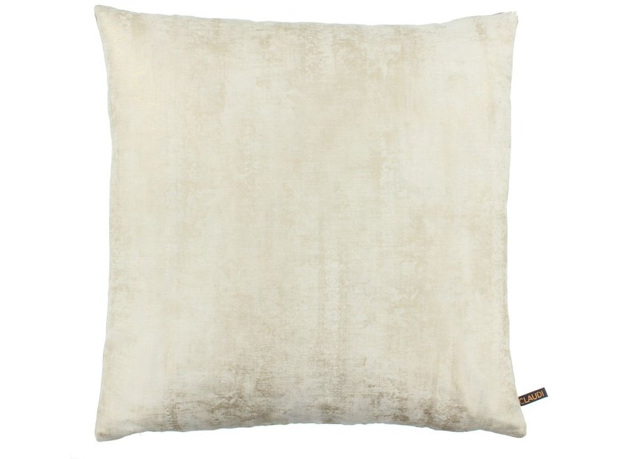 Throw pillow Solana Off White Gold