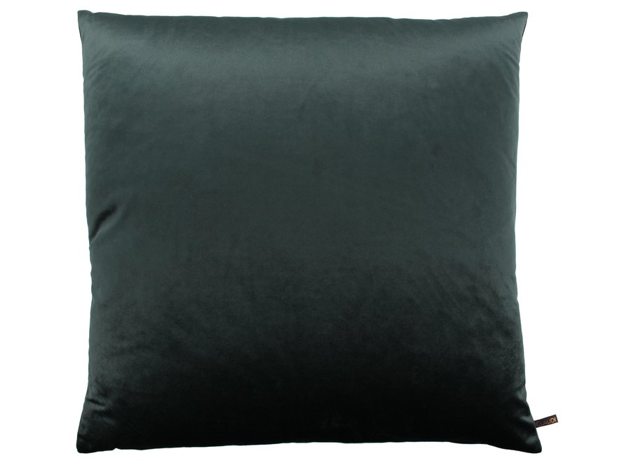Decorative cushion Paulina Steel Green