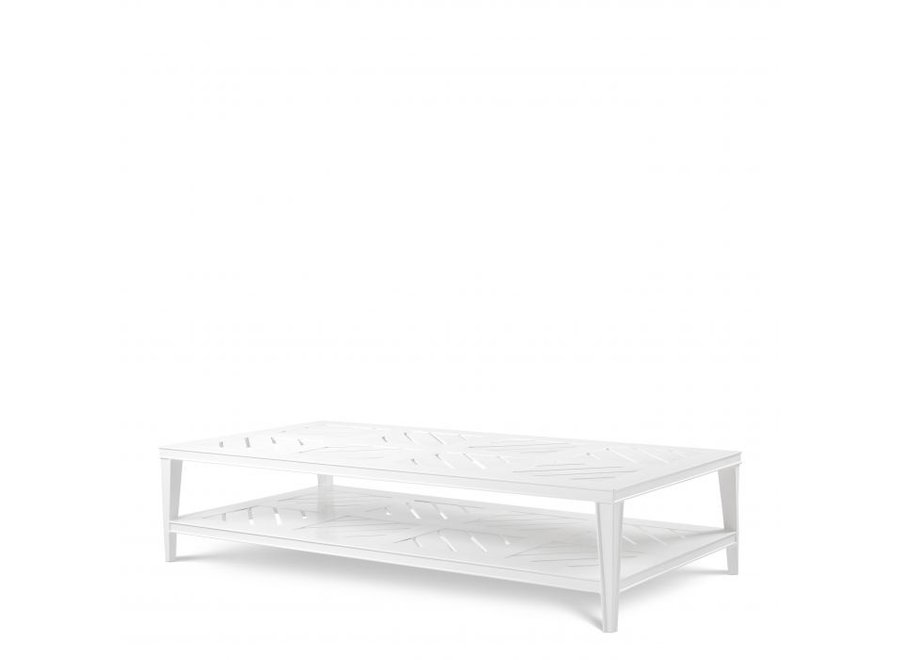 Outdoor Table basse Bell Rive - Rectangular - White