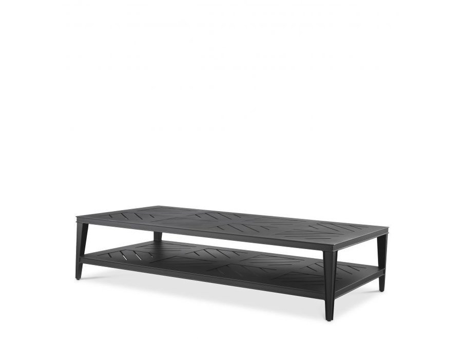 Outdoor Table basse Bell Rive - Rectangular  - Black