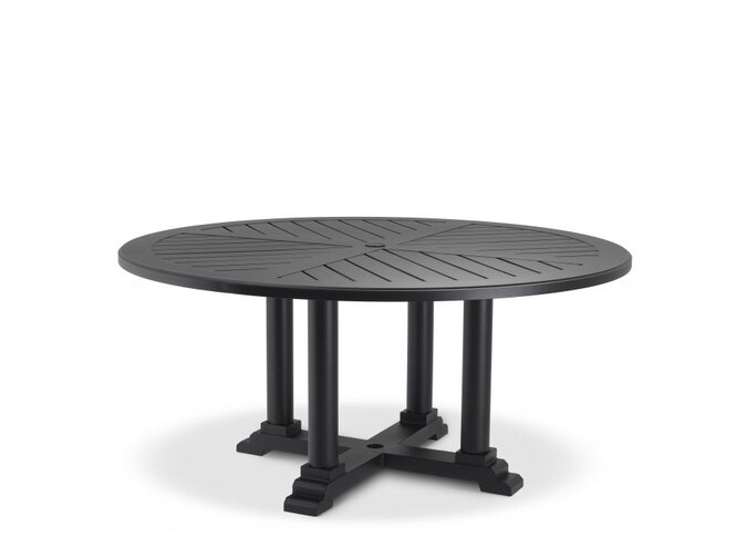 Dining Table Bell Rive - L - Round Black