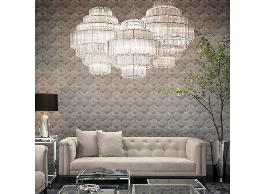 Chandelier 'Vittoria' - L - Nickel