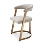 Chaise de salle à manger 'Dexter' - Brass