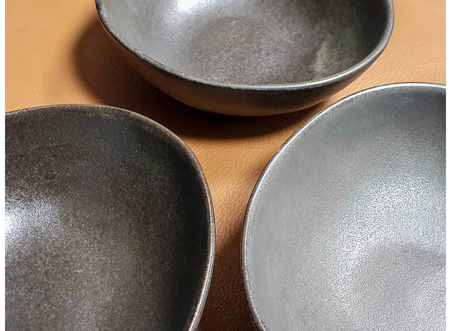 Breakfast bowl 'Mame' Coffee - set of 2