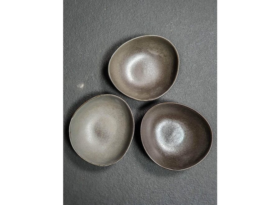 Breakfast bowl 'Mame' - set of 2 - in the color Coffee