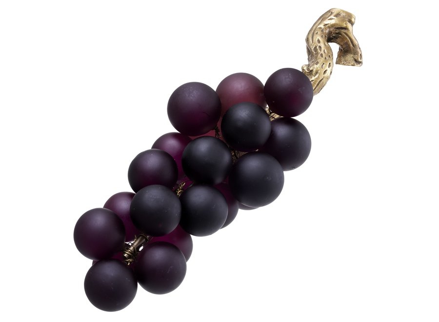 Decoration object 'French Grapes'- Purple