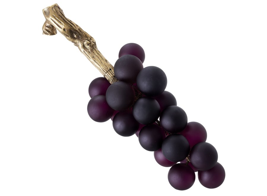 Decoration object 'French Grapes'- Purple