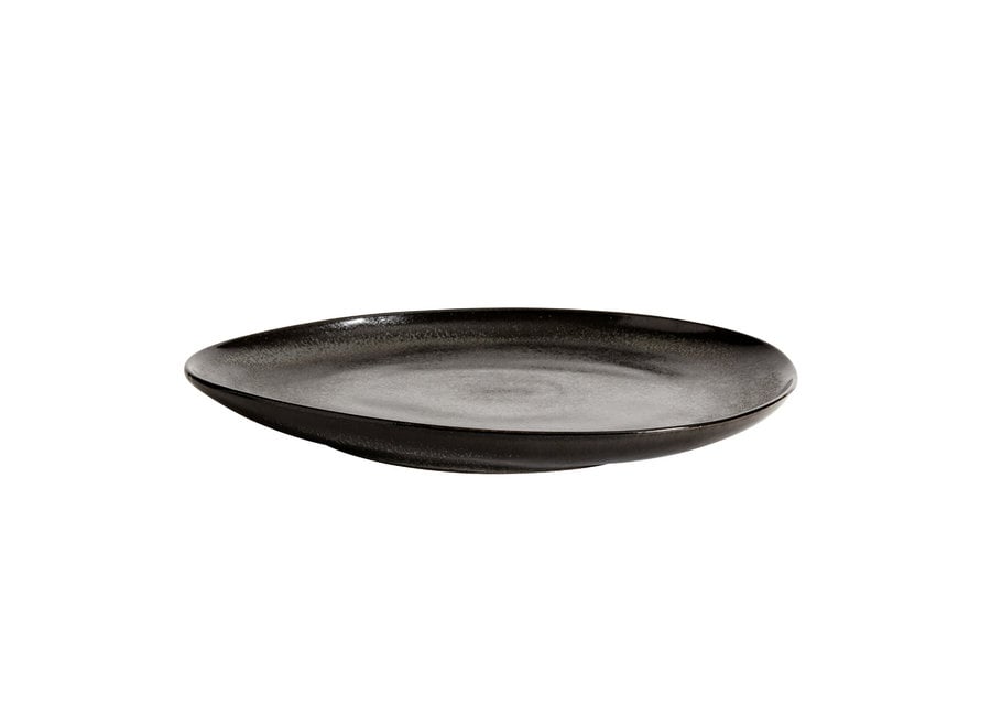 Dinner plate 'Mame' - set of 2 - in the color Coffee