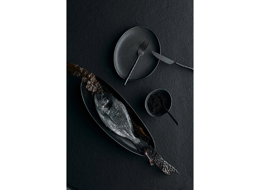 Assiette à déjeuner 'Mame' - lot de 2 - couleur café