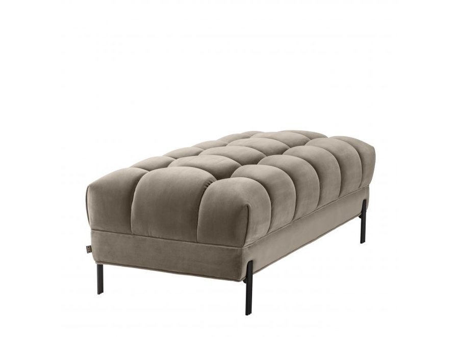 Banc 'Sienna' - Savona Greige Velvet