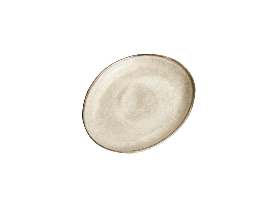 Breakfast plate 'Mame' - set of 2 - in the color Oyster