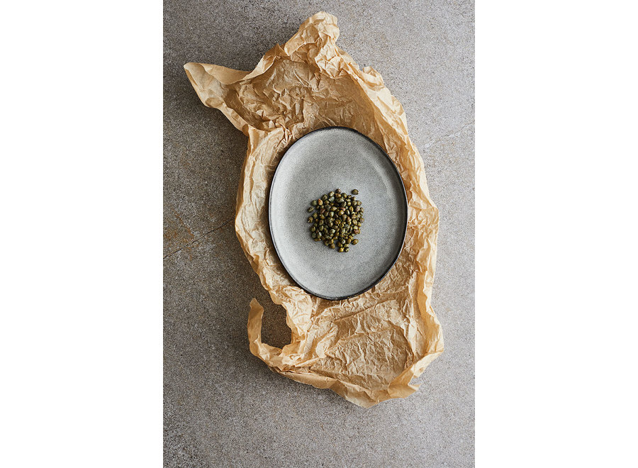 Assiette à déjeuner « Mame » - lot de 2 - couleur Oyster