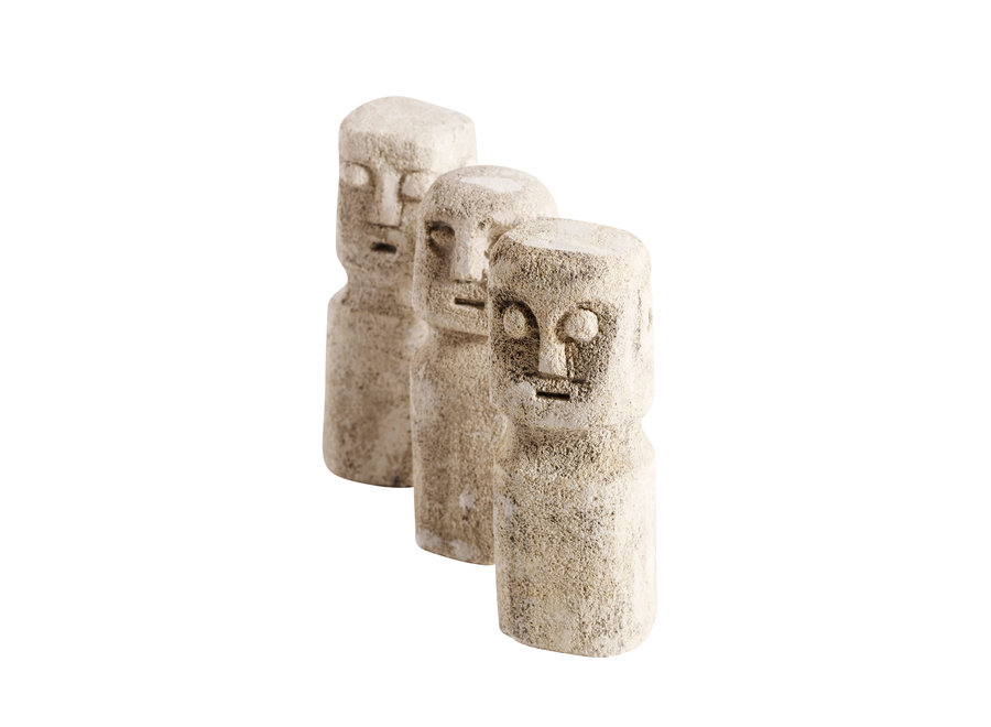 Sculpture Ray - set of 3 - height 15cm