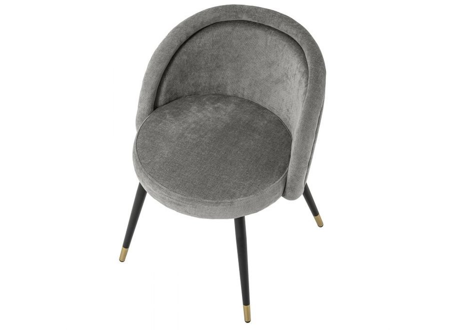 Dining chair 'Chloé' set of 2 - Clarck grey