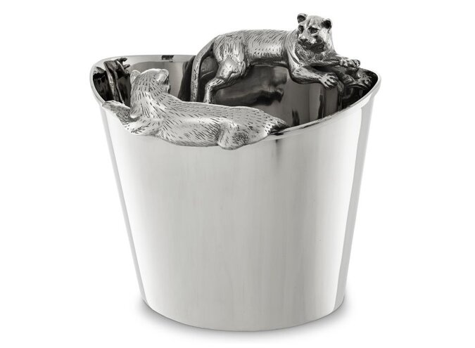 Steel Wine Cooler Bucket, Double, Eichholtz Maggia