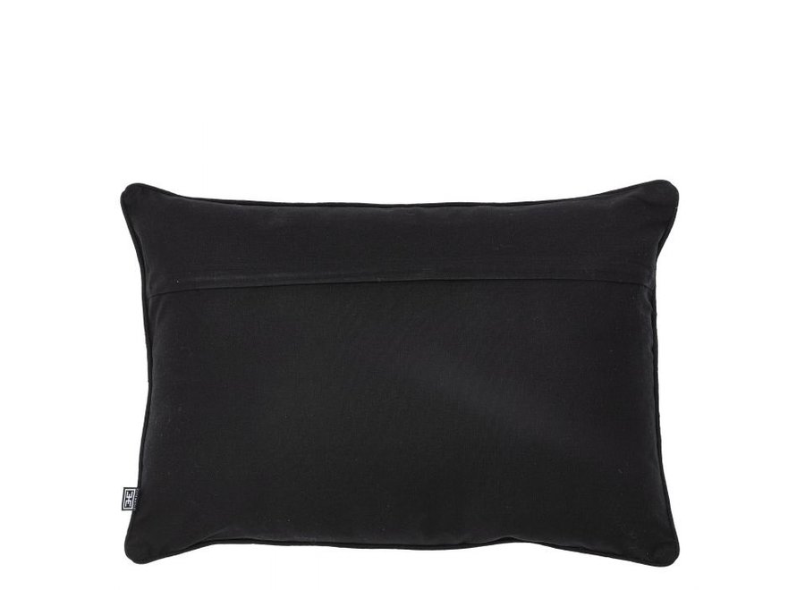 black rectangle cushion
