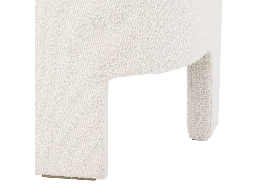 Stuhl 'Pebbles' - Bouclé-Creme