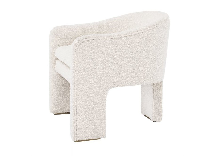 Chair 'Pebbles' - Bouclé cream