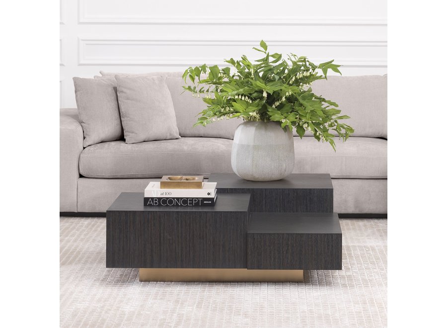 Coffee table 'Nerone' - Charcoal grey