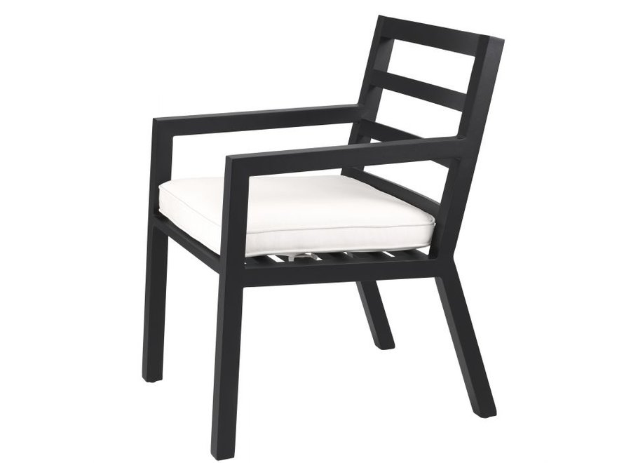 Outdoor Dining chair 'Delta' - Black