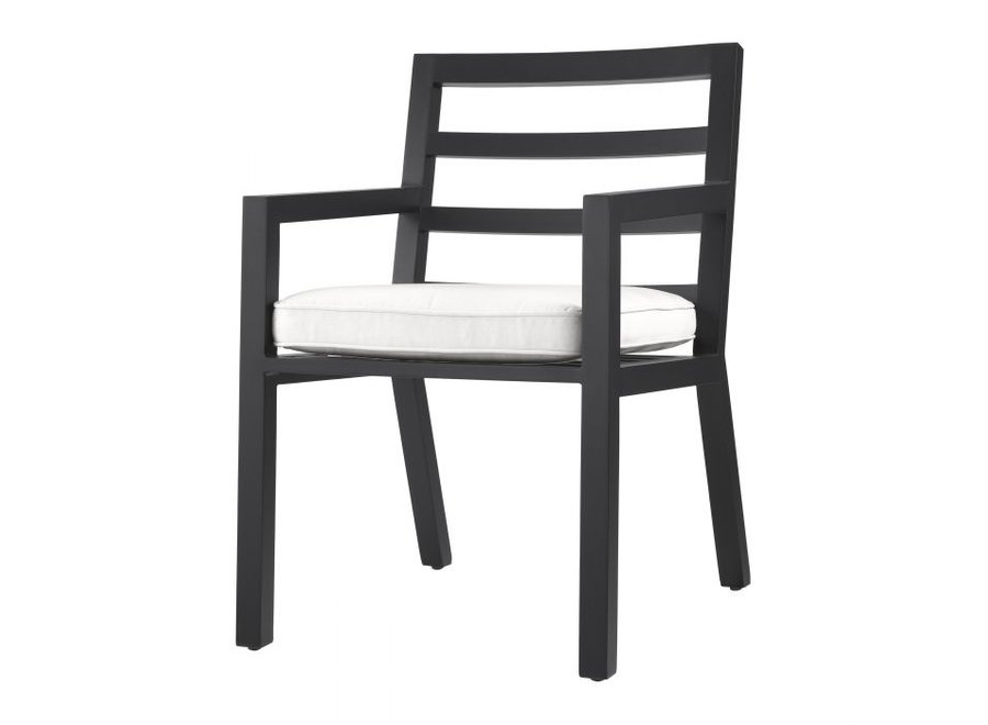 Outdoor Dining chair 'Delta' - Black