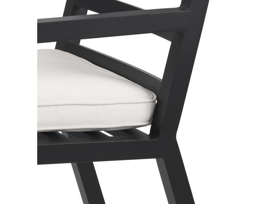 Outdoor Dining chair 'Delta' - Black