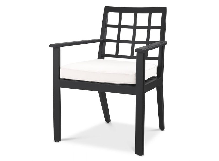 Outdoor Dining room chair 'Cap-Ferrat' - Black