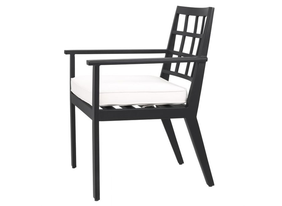 Outdoor Chaise de salle à manger 'Cap-Ferrat' - Black