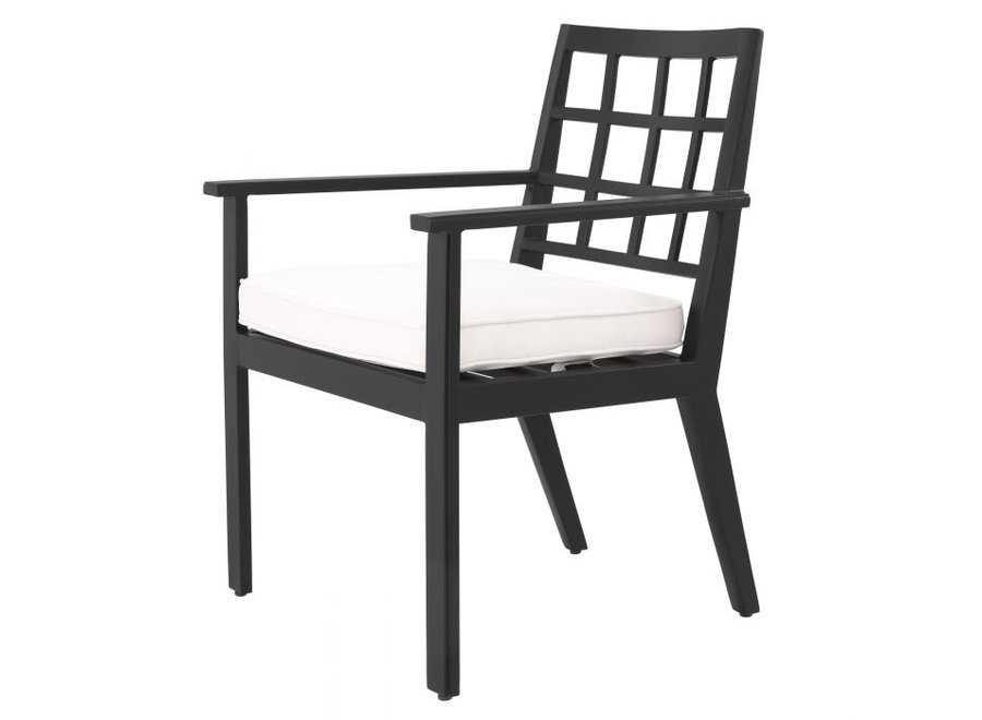 Outdoor Dining room chair 'Cap-Ferrat' - Black