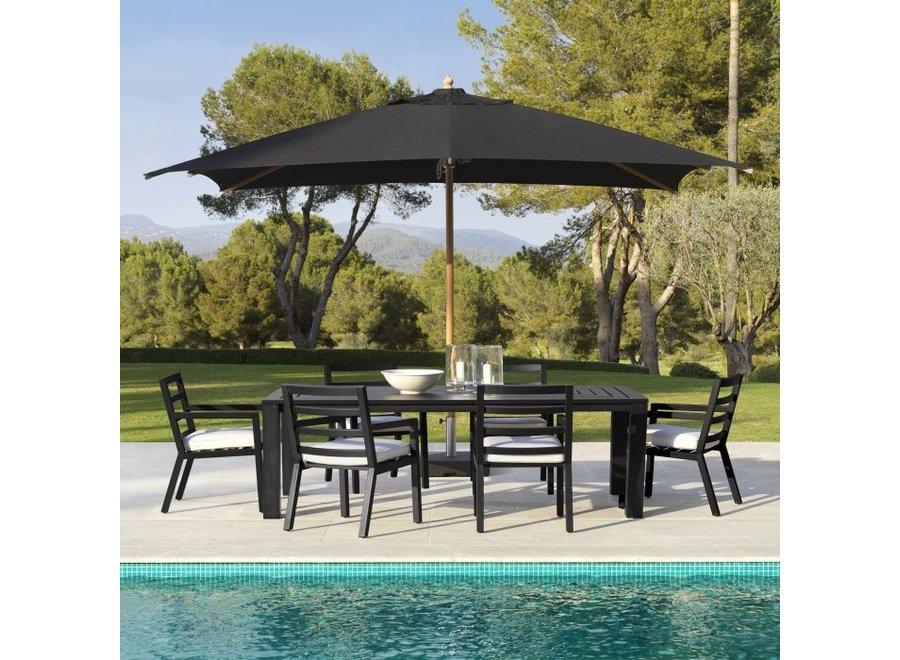 Outdoor Dining table 'Vistamar' - Black