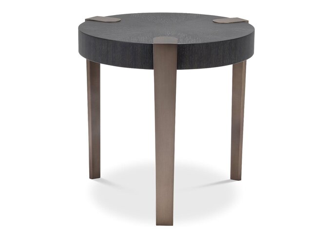 Side table Oxnard - Charcoal Grey Oak