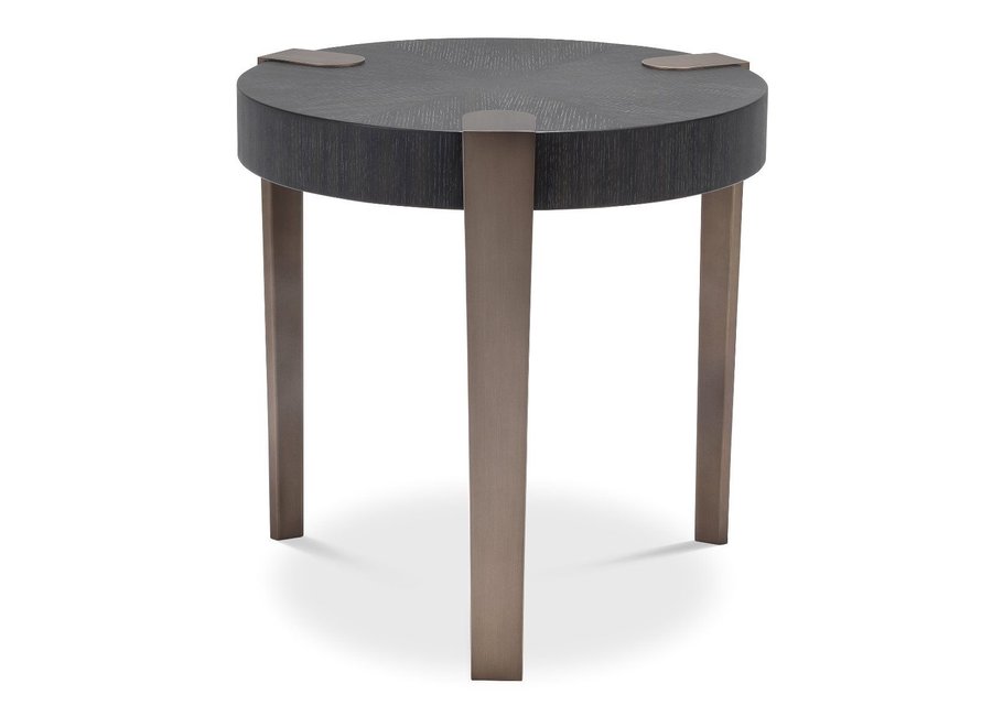 Side table 'Oxnard' Charcoal Grey Oak