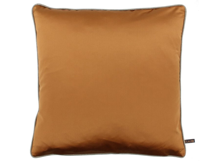 Coussin décoratif Dafne Rust + Piping Sand