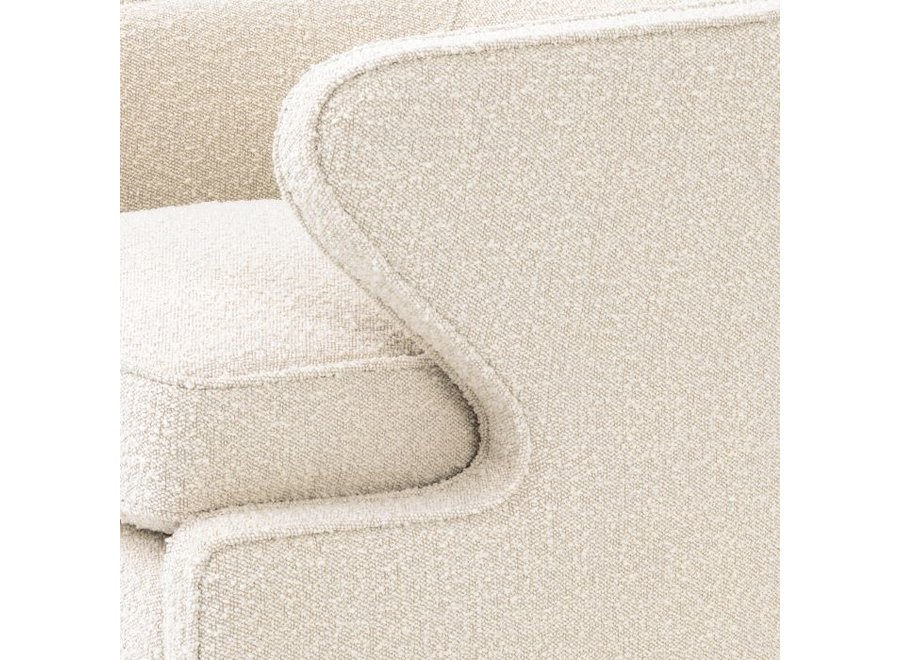 Swivel chair 'Dorset' - Bouclé cream