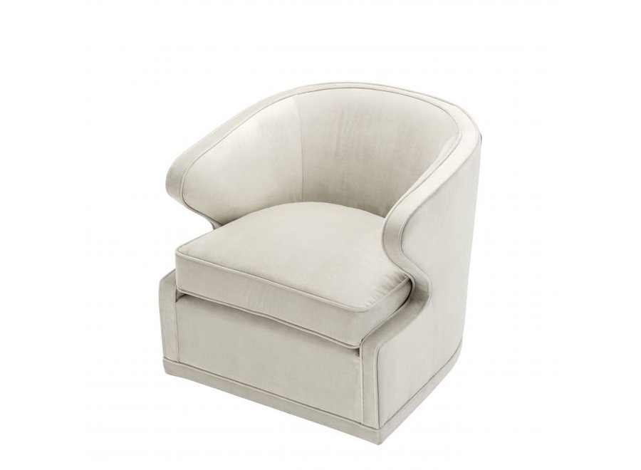 Chaise pivotante 'Dorset' - Pebble grey