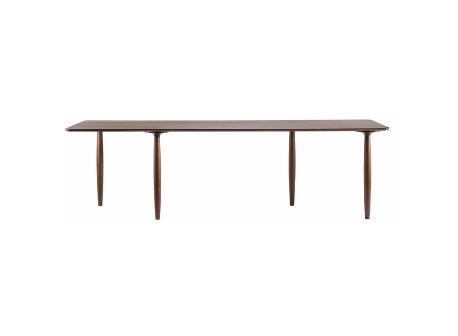 Dining table 'Oku' - Dark Smoked