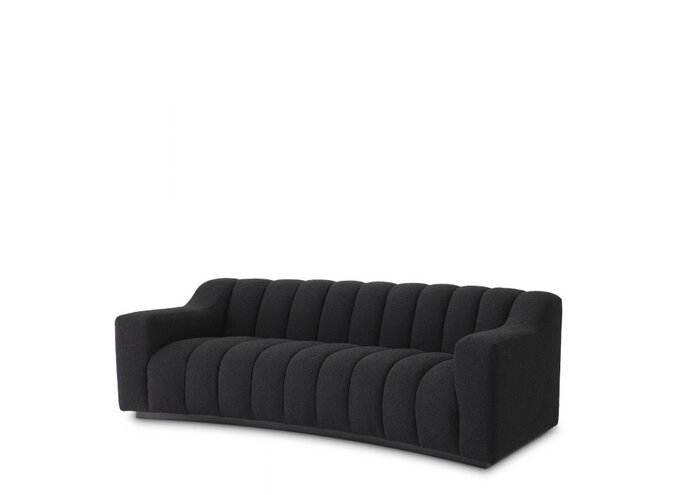 Sofa Kelly - S - Bouclé black