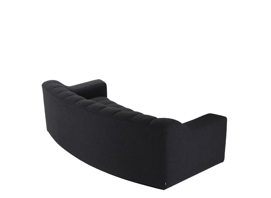 Sofa 'Kelly' - S - Bouclé black