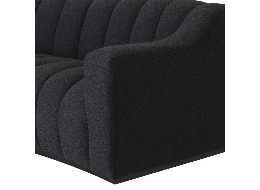 Sofa 'Kelly' - S - Bouclé black